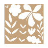 ARTEMIO - 20x20 cm Stencil - Block - Foliage
