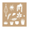 ARTEMIO - 20x20 cm Stencil - Simple - Plants