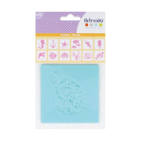 ARTEMIO - Set de 12 Pochoirs - 9 x 9 cm - Sirène