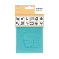 ARTEMIO - Set de 12 Pochoirs - 9 x 9 cm - Saute-Mouton