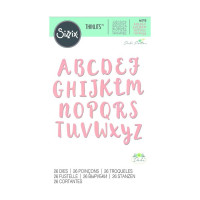 SIZZIX - Cutting Die - Thinlits - Capital Alphabet 26 pieces