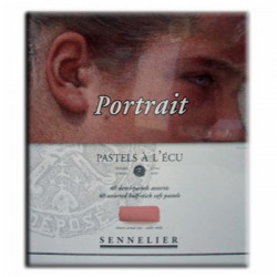 SENNELIER - Extra Soft Pastels - 40 Half Pastels "Portrait"
