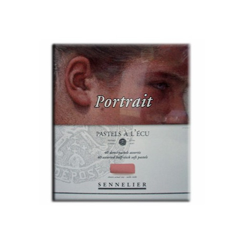 SENNELIER - Pastels Tendres à l'Écu - 40 Demi-Pastels "Portrait"