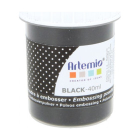 ARTEMIO - Poudre pour Embossing 40ml - BLACK
