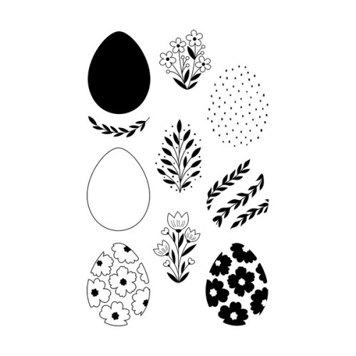 ARTEMIO - Tampons - CLEAR - Mariposa / Oeufs (9x14)