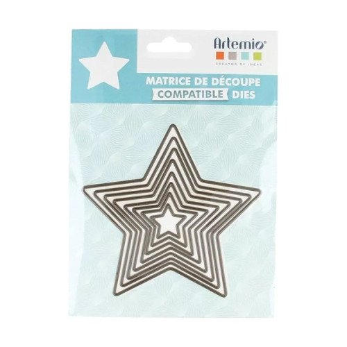 ARTEMIO - Matrice de Découpe - Étoiles - Grand