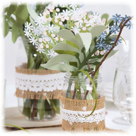 ARTEMIO - White Lace Ribbons - 4x50cm