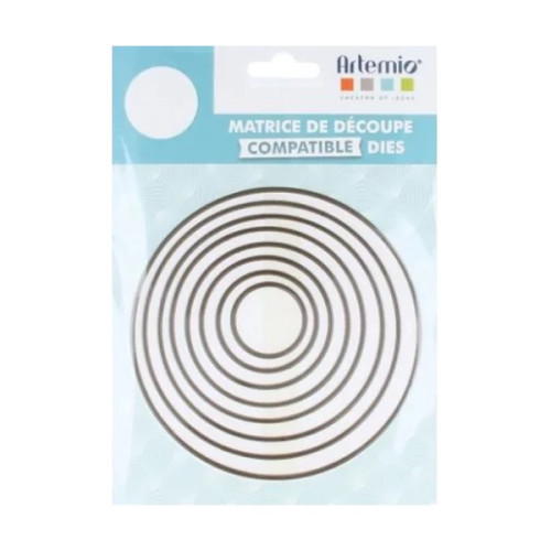 ARTEMIO - Matrice de Découpe - Cercles - Grand
