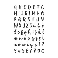 ARTEMIO - Matrice de Découpe - Nature - Alphabet + Chiffres