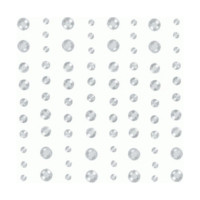 ARTEMIO - Rhinestone Set - 80 pcs - SILVER - ASSORTIMENT