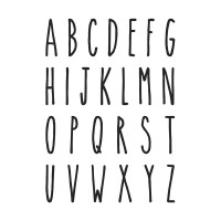 ARTEMIO - Matrice de Découpe - Nature - Alphabet Majuscule