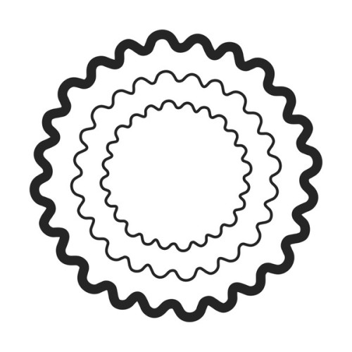 ARTEMIO - Matrice de Découpe - Mini Cercles Festonnés