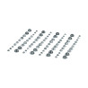 ARTEMIO - Pierres Adhésives - Set de 80 - ARGENT