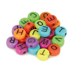 ARTEMIO - Alphabet Beads - Set of 300 - 7MM - VIF