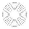 ARTEMIO - Cutting Die - Let It Snow - 6 Circles
