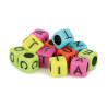 ARTEMIO - Alphabet Beads - Set of 300 - 6MM - COULEURS