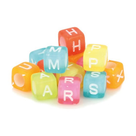 ARTEMIO - Perles Alphabet - Set de 300 - 6MM - ACIDULE