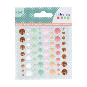 ARTEMIO - Enamel Stickers (64P) - Secret Garden