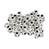 ARTEMIO - Perles Alphabet - Set de 300 - 6MM - BLANC / NOIR
