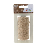ARTEMIO - Bobine Ficelle Naturel Corde - 1.5 mm x 30 m