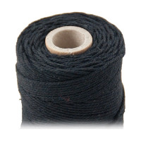 ARTEMIO - Cabled Cotton Twine Reel - 1 mm x 65 m - Black