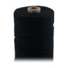 ARTEMIO - Cabled Cotton Twine Reel - 1.5 mm x 140 m - Black