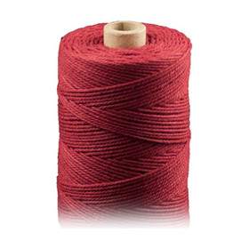 ARTEMIO - Cabled Cotton Twine Reel - 1.5 mm x 140 m - Burgundy