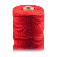 ARTEMIO - Bobine de Ficelle Coton Câblé - 1.5 mm x 140 m - Rouge