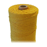 ARTEMIO - Bobine de Ficelle Coton Câblé - 1.5 mm x 140 m - Ochre