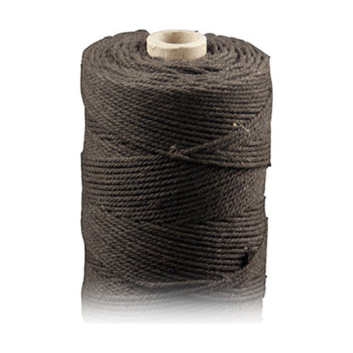 ARTEMIO - Cabled Cotton Twine Reel - 1.5 mm x 140 m - Chocolat