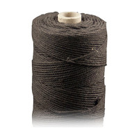 ARTEMIO - Cabled Cotton Twine Reel - 1.5 mm x 140 m - Chocolat