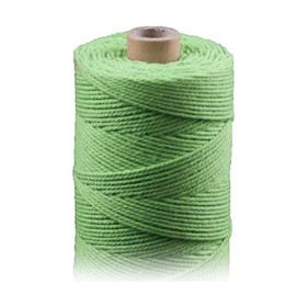 ARTEMIO - Cabled Cotton Twine Reel - 1.5 mm x 140 m - Vert Clair
