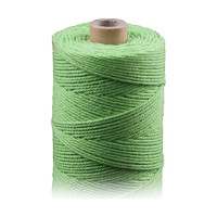 ARTEMIO - Cabled Cotton Twine Reel - 1.5 mm x 140 m - Vert Clair