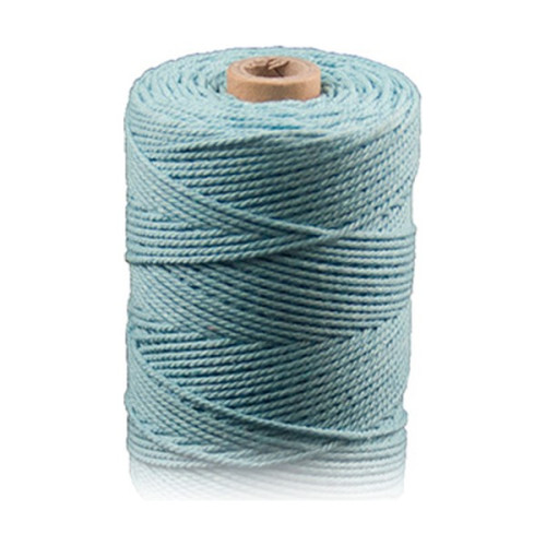 ARTEMIO - Cabled Cotton Twine Reel - 1.5 mm x 140 m - Azur