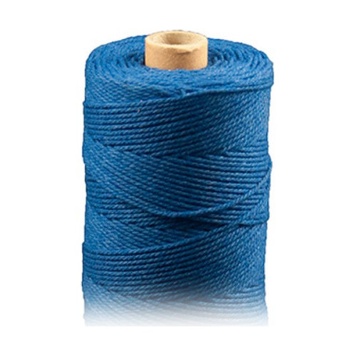 ARTEMIO - Cabled Cotton Twine Reel - 1.5 mm x 140 m - Bleu Roi