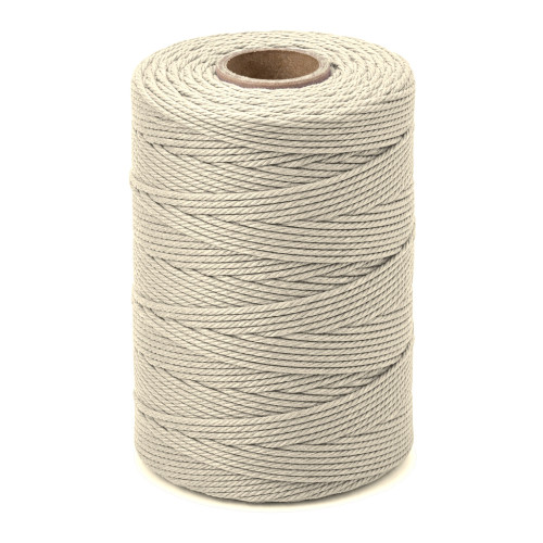 ARTEMIO - Bobine de Ficelle Coton Câblé - 1.5 mm x 140 m - Écru
