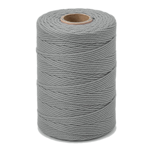 ARTEMIO - Bobine de Ficelle Coton Câblé - 1.5 mm x 140 m - Gris