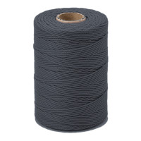 ARTEMIO - Bobine de Ficelle Coton Câblé - 1.5 mm x 140 m - Anthracite
