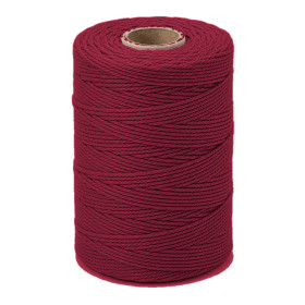 ARTEMIO - Bobine de Ficelle Coton Câblé - 1.5 mm x 140 m - Bordeaux
