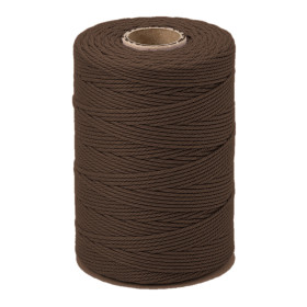 ARTEMIO - Bobine de Ficelle Coton Câblé - 1.5 mm x 140 m - Chocolat