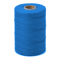 ARTEMIO - Cabled Cotton Twine Reel - 1.5 mm x 140 m - Bleu Roi