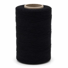 ARTEMIO - Bobine de Ficelle Coton Câblé - 1 mm x 65 m - Noir