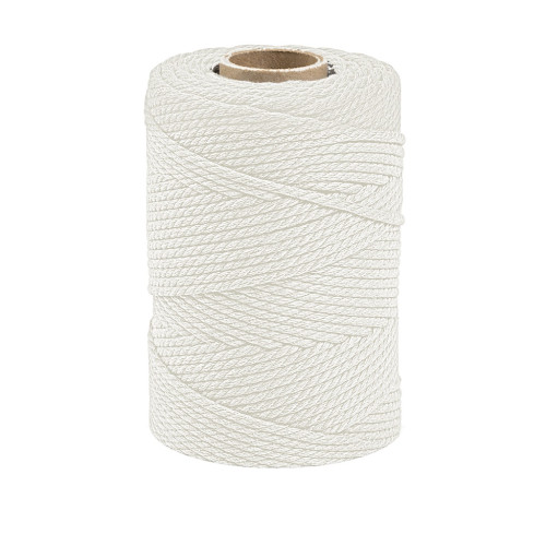 ARTEMIO - Cabled Cotton String Spool - 2.2 mm x 70 m - White