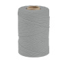 ARTEMIO - Cabled Cotton String Spool - 2.2 mm x 70 m - Grey