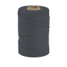 ARTEMIO - Bobine de Ficelle Coton Câblé - 2.2 mm x 70 m - Anthracite