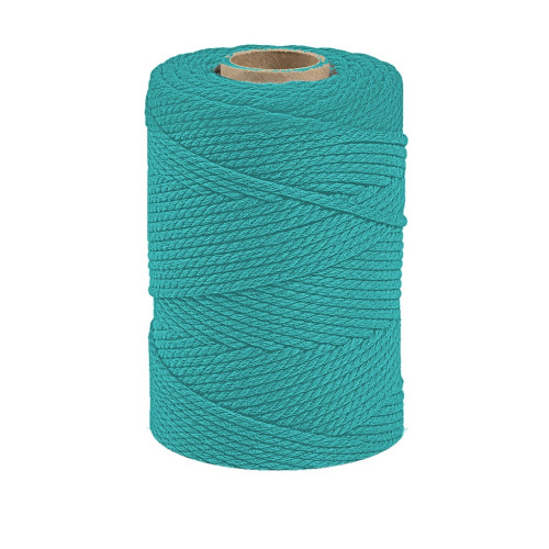 ARTEMIO - Bobine de Ficelle Coton Câblé - 2.2 mm x 70 m - Turquoise