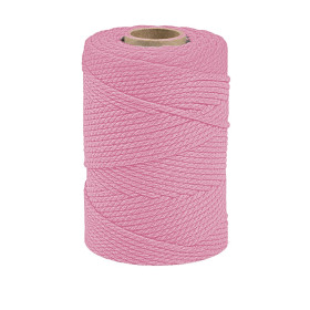 ARTEMIO - Bobine de Ficelle Coton Câblé - 2.2 mm x 70 m - Rose Clair