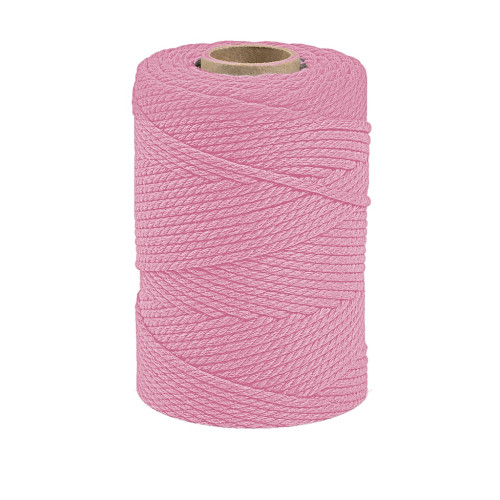 ARTEMIO - Bobine de Ficelle Coton Câblé - 2.2 mm x 70 m - Rose Clair