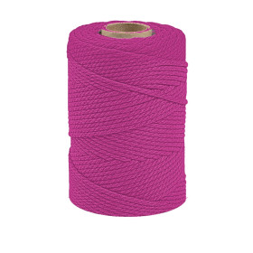 ARTEMIO - Bobine de Ficelle Coton Câblé - 2.2 mm x 70 m - Fuchsia