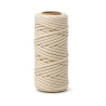 ARTEMIO - Cabled Cotton String Spool - 4 mm x 33 m - Ecru